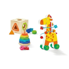 BENIC SET JIRAFA DE MADERA 3 EN 1 BE17 +18M - comprar online