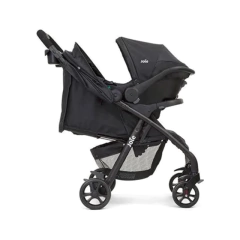 JOIE TRAVEL SYSTEM I-MUZE LX CON BASE I-JUVA COAL - Childs Especialistas en Bebes