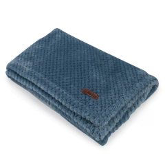 LAS FLORITAS MANTA FLEECE AZULINO