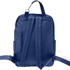LAS FLORITAS MOCHILA MATERNAL NOA AZUL MARINO - comprar online