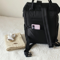 LAS FLORITAS MOCHILA MATERNAL PARIS NEGRO - Childs Especialistas en Bebes