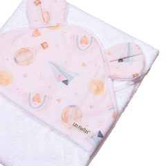 LAS FLORITAS TOALLON CON CAPUCHA Y OREJA SURTIDOS