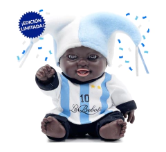 LE BEBOT BENJAMIN HINCHA ARGENTINA NEGRO 22
