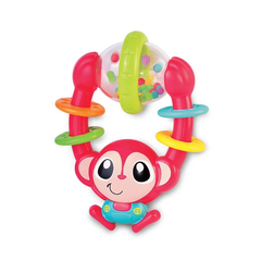 LITTLE LEARNER SONAJERO DE MANO BABY RATTLE MONITO +6M