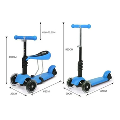 EXPLORER FUN MONOPATIN 3 EN 1 CON ASIENTO 3 RUEDAS VARIOS COLORES 7820 en internet