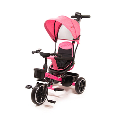 LOVE TRICICLO CON CAPOTA Y GIRO 360 ROSA 040-01