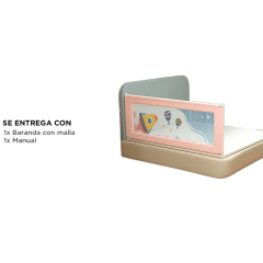 MAWE BARANDA DE CAMA ANINALES GRIS 1.80 X 0.68 en internet