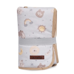 LAS FLORITAS MAXI CAMBIADOR PLEGABLE TUSSOR UNIVERSO GRIS