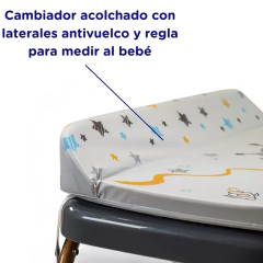 MEGA BABY CATRE DE BAÑO CAÑOS CON COLOR Y PLEGABLE