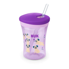 NUK VASO EVOLUTION ACTION CUP NUEVO VARIOS COLORES N0751136 X230ML +12M - Childs Especialistas en Bebes
