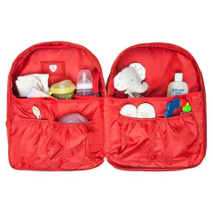 HAPPY LITTLE MOMENTS MOCHILA ECO CUERO NINA 180° ROJA en internet