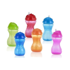 NUBY VASO TWIST ANTIDERRAME CON SORBETE X 300 ML VARIOS COLORES 9923TW +12M - comprar online