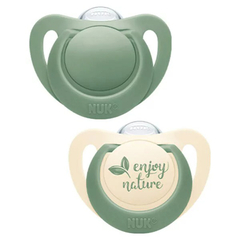 NUK SET DE 2 CHUPETES FOR NATURE 6-18M+ - tienda online
