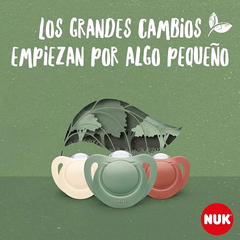 NUK SET DE 2 CHUPETES FOR NATURE 6-18M+ - comprar online