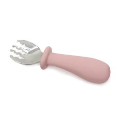 NURSIMOM TENEDOR DE METAL Y SILICONAS ROSA - comprar online