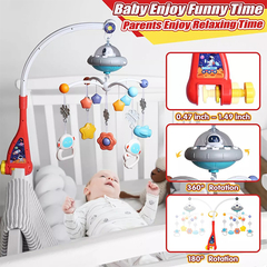 OK BABY CUNERO MUSICAL ASTRONAUTA +0M OKBB0371 - tienda online