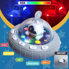 Imagen de OK BABY CUNERO MUSICAL ASTRONAUTA +0M OKBB0371