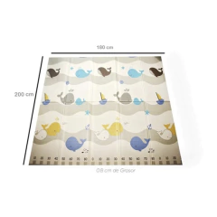 OK BABY MANTA PLEGABLE 2,00 X 1,80 MT 8 MM ESPESOR +0M - comprar online