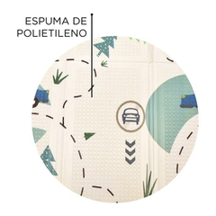 OK BABY MANTA PLEGABLE 2,00 X 1,80 MT 8 MM ESPESOR +0M - Childs Especialistas en Bebes