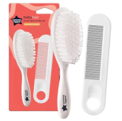 TOMMEE TIPPEE SET CEPILLO Y PEINE BABY HAIR ESSENTIAL