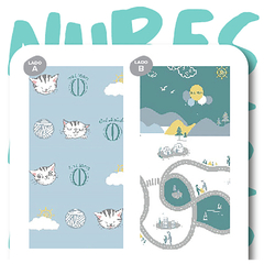 RAINBOW ALFOMBRA ANTIGOLPES PLAYMAT PF160 NUBES 1.80 X 1.60 +0M - Childs Especialistas en Bebes