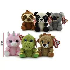 PHI PHI TOYS ANIMALES SENTADOS 18 CM 1662 X 1 UNIDAD