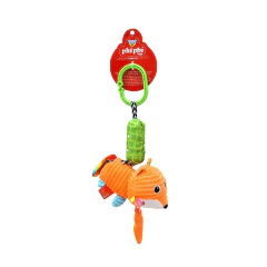 PHI PHI TOYS ZORRITO Y GATITO COLGANTE CON CASCABEL X 1 UNIDAD +0M 8696 - Childs Especialistas en Bebes