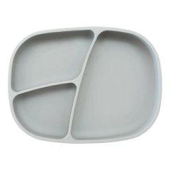 PUNTI PLATO RECTANGULAR SILICONA CON CUCHARA COOL GRAY en internet