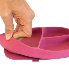 PUNTI PLATO RECTANGULAR SILICONA CON DIVISIONES MALBEC en internet