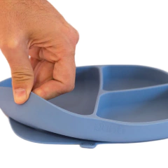 PUNTI PLATO RECTANGULAR SILICONA CON DIVISIONES OCEAN BLUE en internet