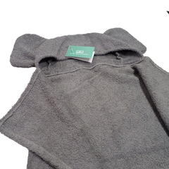 ANA GIAMMARIA TOALLA CON CAPUCHA GRIS ELEFANTE 6900623714 - comprar online