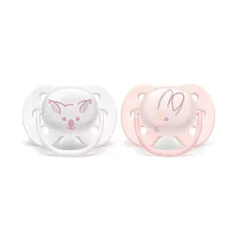 AVENT CHUPETE ULTRA SOFT DECO 0-6 NENA X 2 UNIDADES 222/04 - comprar online