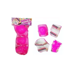 SET DE PROTECCION CODERAS RODILLERAS ROSA