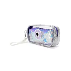 CHIMOLA CARTUCHERA CRISTAL - LENTEJUELAS 2 EN 1 LIGHT PURPLE TR41 en internet