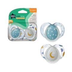TOMMEE TIPPEE SET DE 2 CHUPETES NIGHT TIME 6-18 M en internet