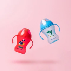 TOMMEE TIPPEE SET DE 2 VASOS SIPEE TRAINER ANIMALES 230 ML +7M - tienda online