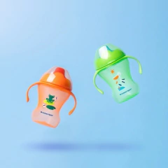 TOMMEE TIPPEE SET DE 2 VASOS SIPEE TRAINER ANIMALES 230 ML +7M - comprar online