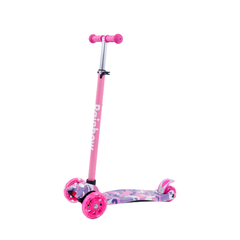 RAINBOW MONOPATIN WIND CON CASCO CODERAS Y RODILLERAS ROSA - comprar online