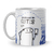 Caneca professor(a) de artes flork na internet
