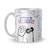 Caneca professor(a) de religião flork na internet