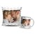 Kit almofada e caneca o melhor pai foi promovido a vovô - comprar online