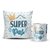 Kit almofada e caneca super pai