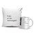 Kit almofada e caneca vó é mãe com açúcar - comprar online