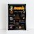 Quadro chalkboard CHAVES