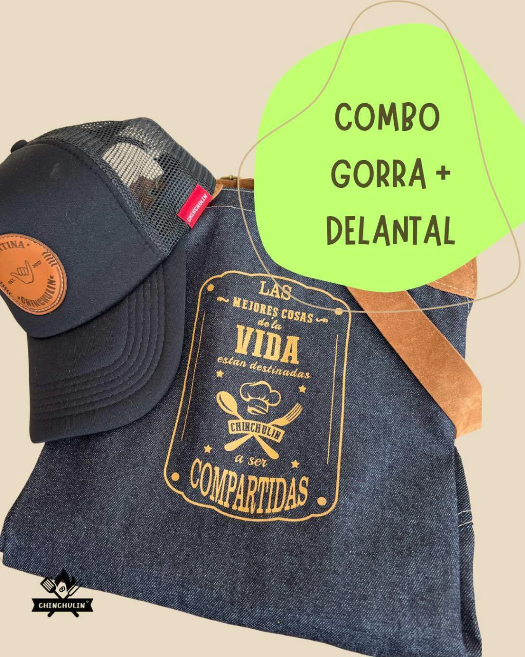 Combo Delantal & Gorra