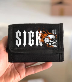 Carteira Old School - FIRE SKULL