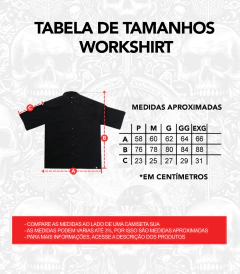 Camisa Work Shirt - Preta na internet
