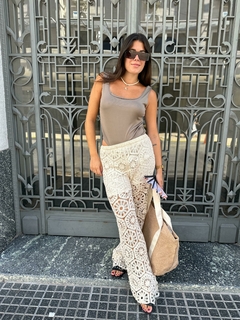 Pantalón Croch Beige