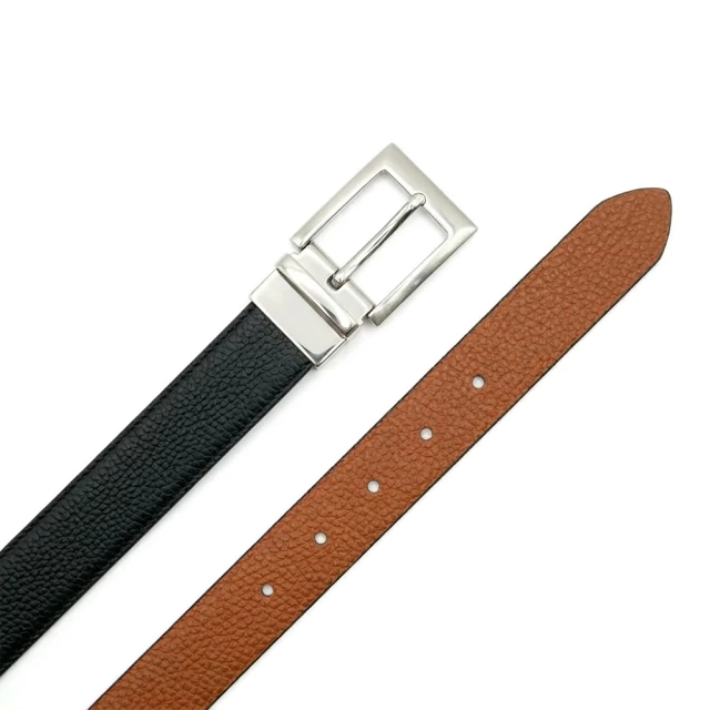 Cinturón Reversible (Negro y suela) — imagen 2