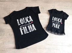Blusinha louca por mãe e filha - Happy Balloon